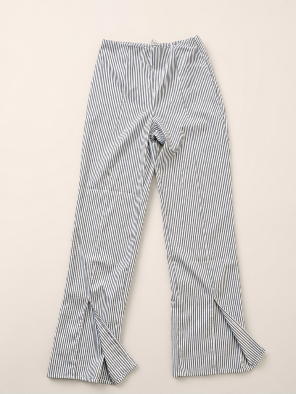 Le Lis Striped Button-Front Top in Navy and White